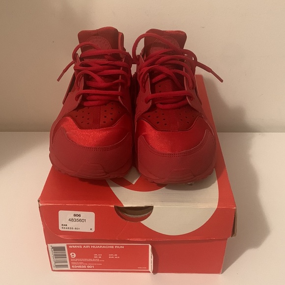 Red Nike Huaraches (Used) - Picture 2 of 6